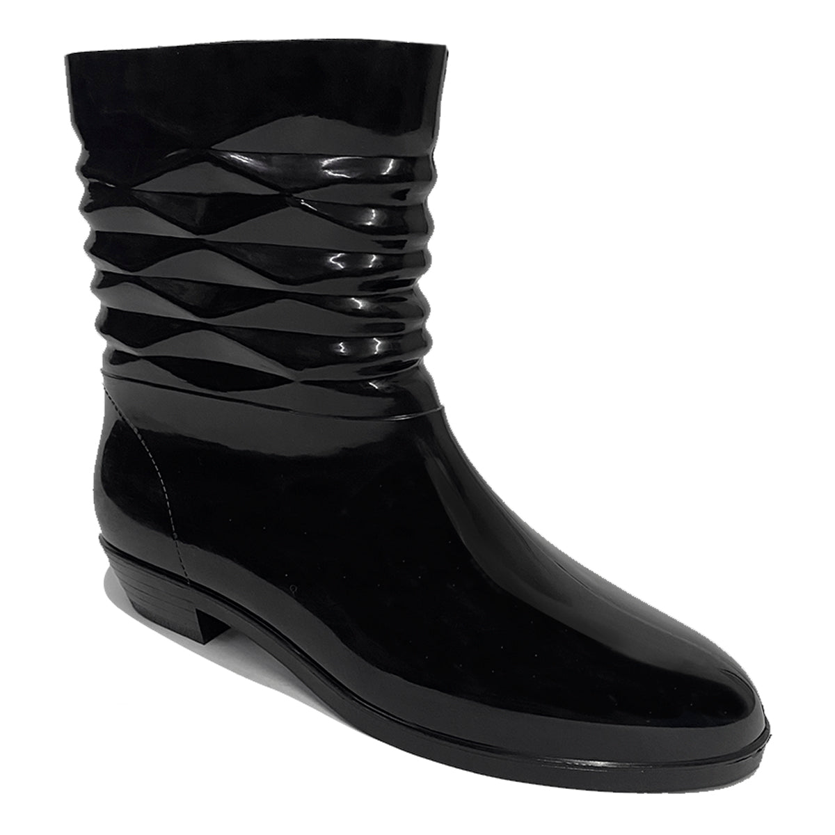 👢 Bota de Lluvia Mujer Impermeable de Caucho Elegante con Punta Fina 👩🦰