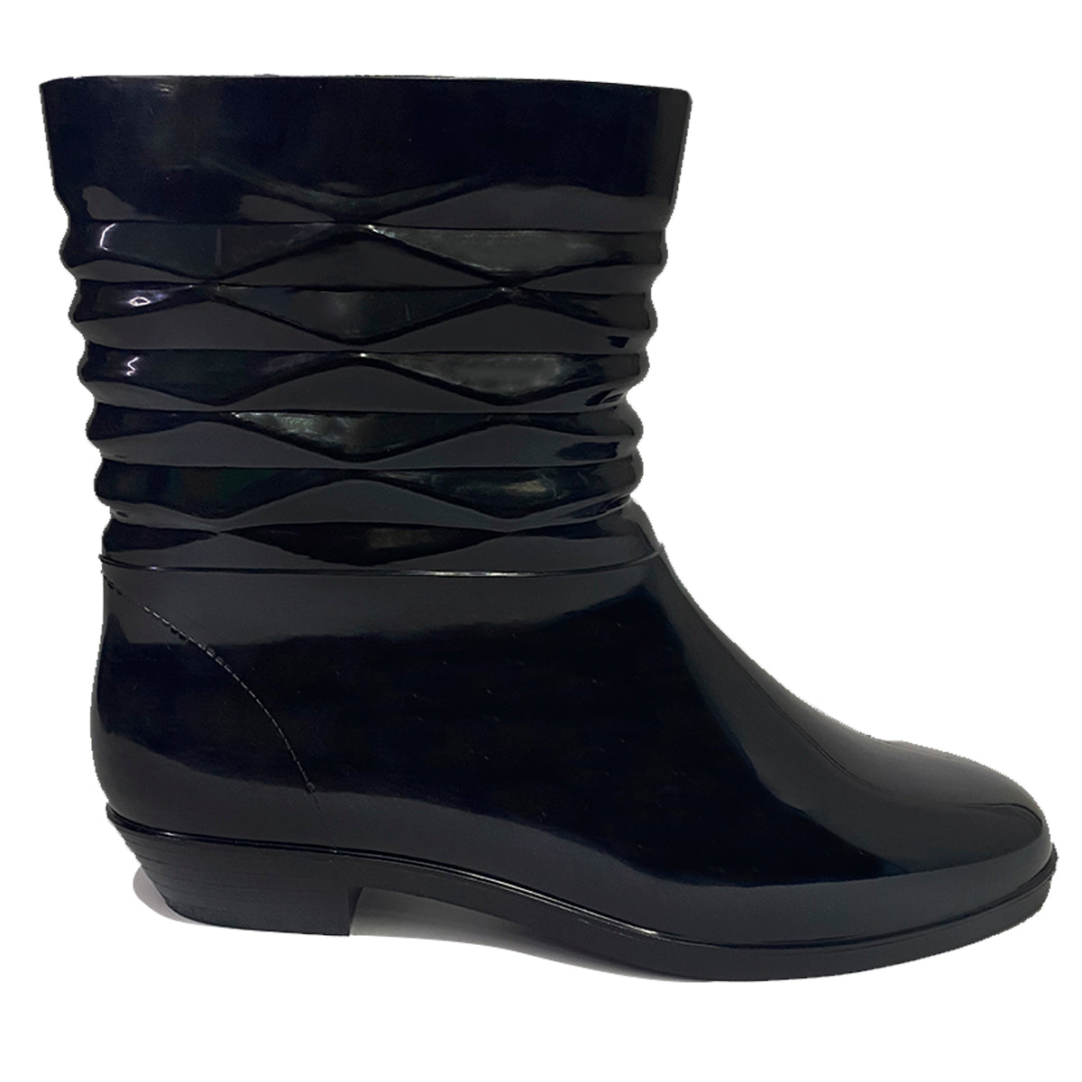 👢 Bota de Lluvia Mujer Impermeable de Caucho Elegante con Punta Fina 👩🦰