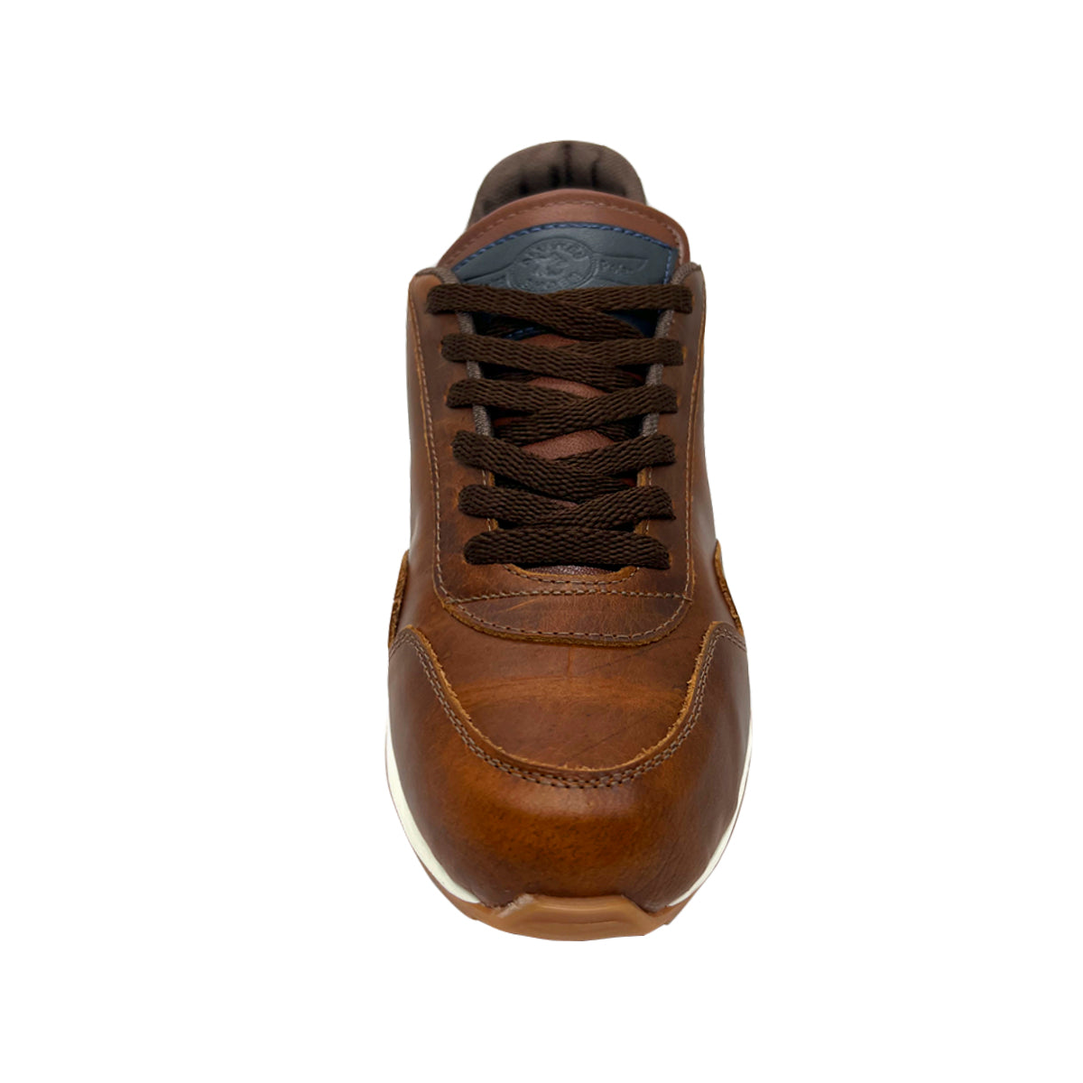 Tenis de Cuero para Hombre Café resistente zapato industria nacional