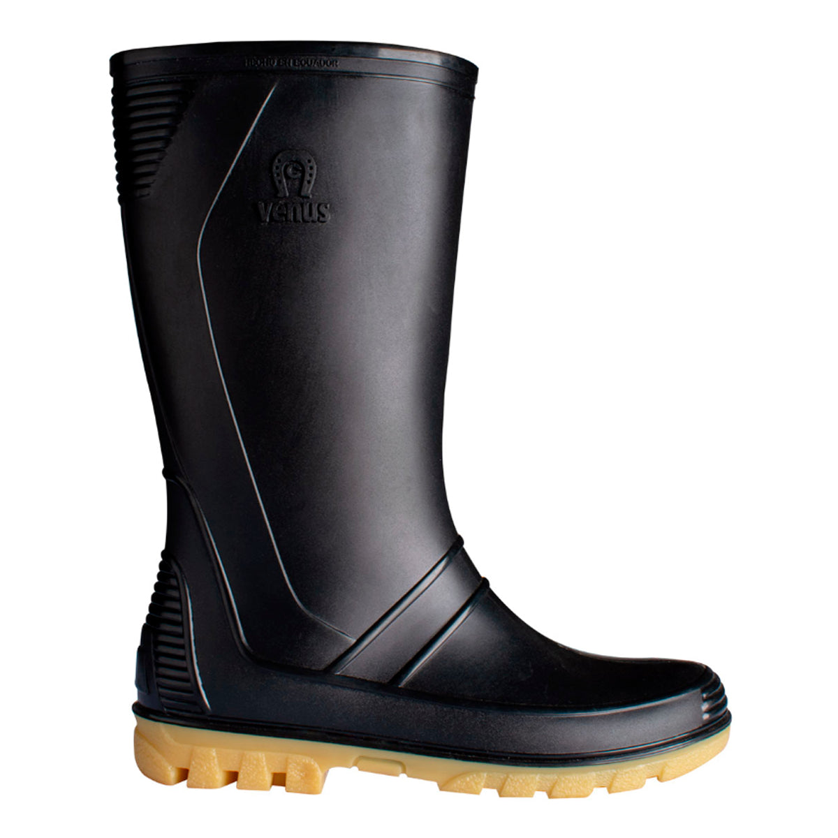 Botas de Caucho Impermeables para Mujer Venus 👢 Antideslizantes y Resistentes – Caña Media Cómoda para Lluvia, Campo y Ciudad