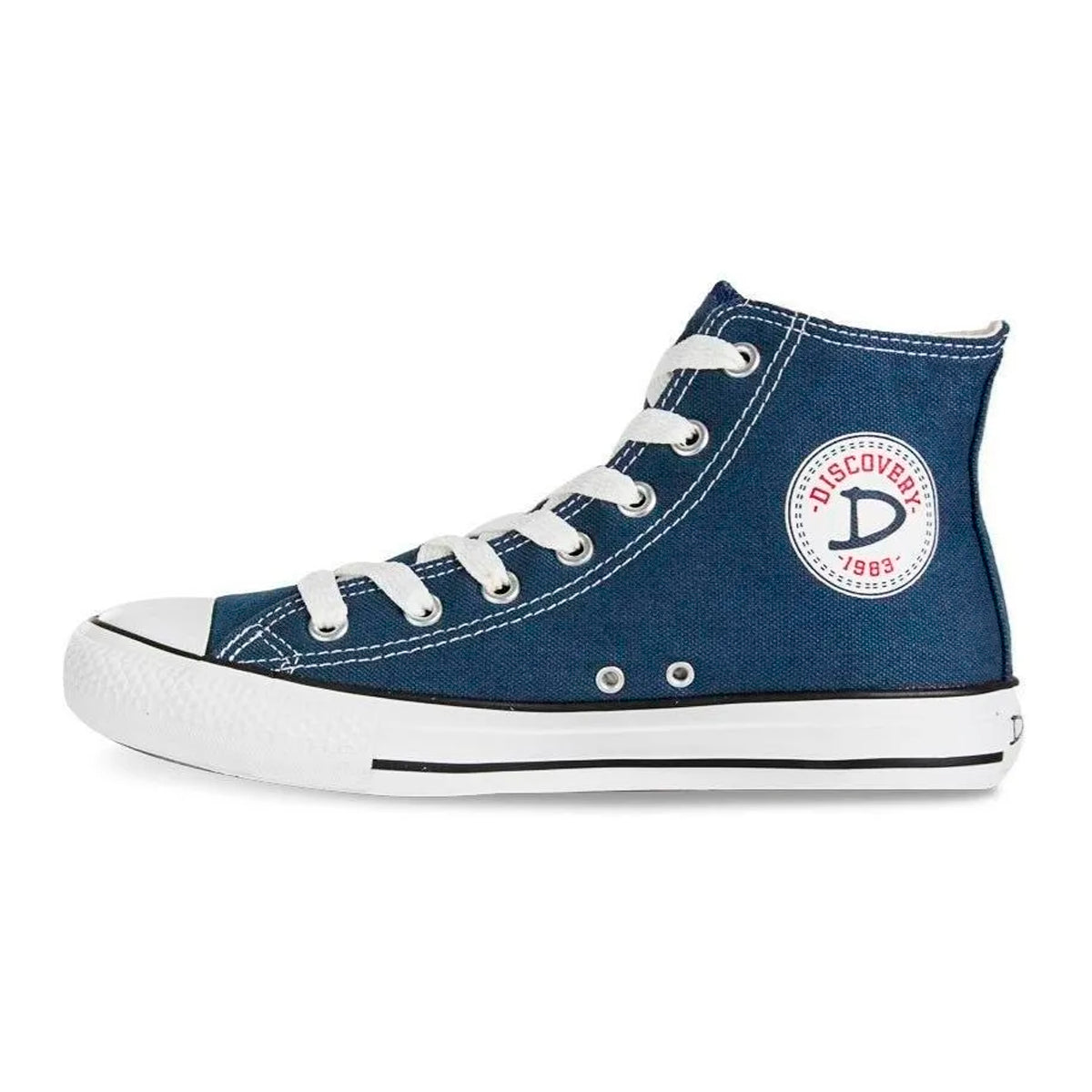 🏆 Tenis Bota Discovery Azul Croydon en Lona – Modelo Alto, Resistentes y Antideslizantes