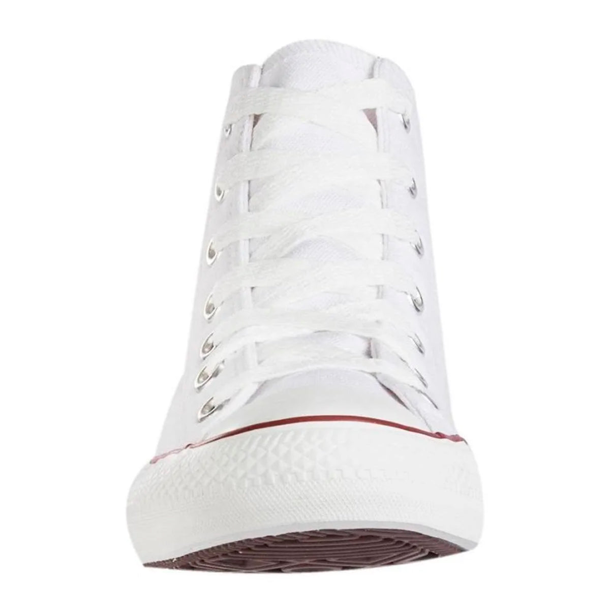 🏆 Tenis Bota Discovery Blanco linea roja Croydon en Lona – Modelo Alto Colegial