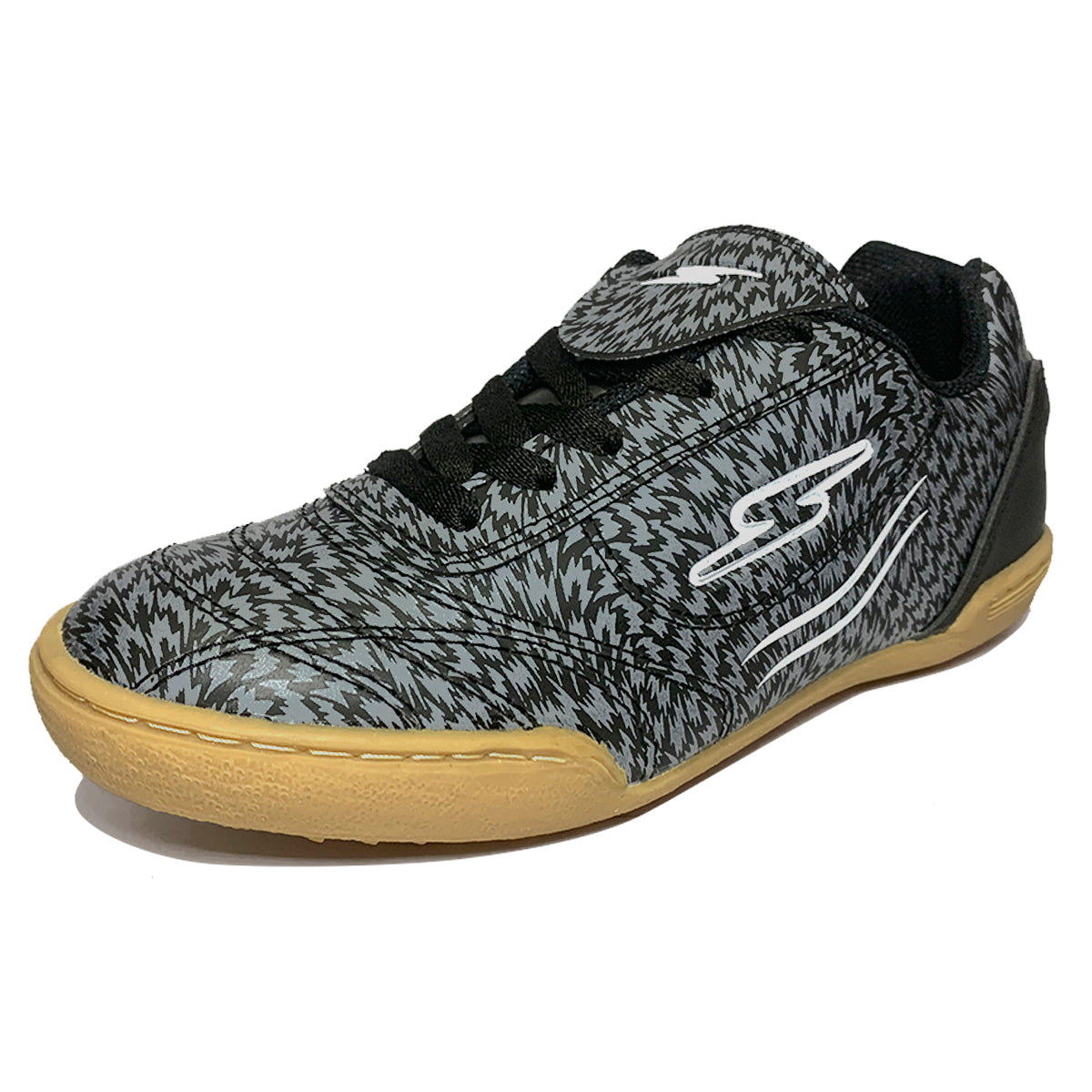 Tenis Zapatillas Futsala Torretín Gris Cocido para Hombre y Mujer Resistentes Fútbol Cancha Sintética