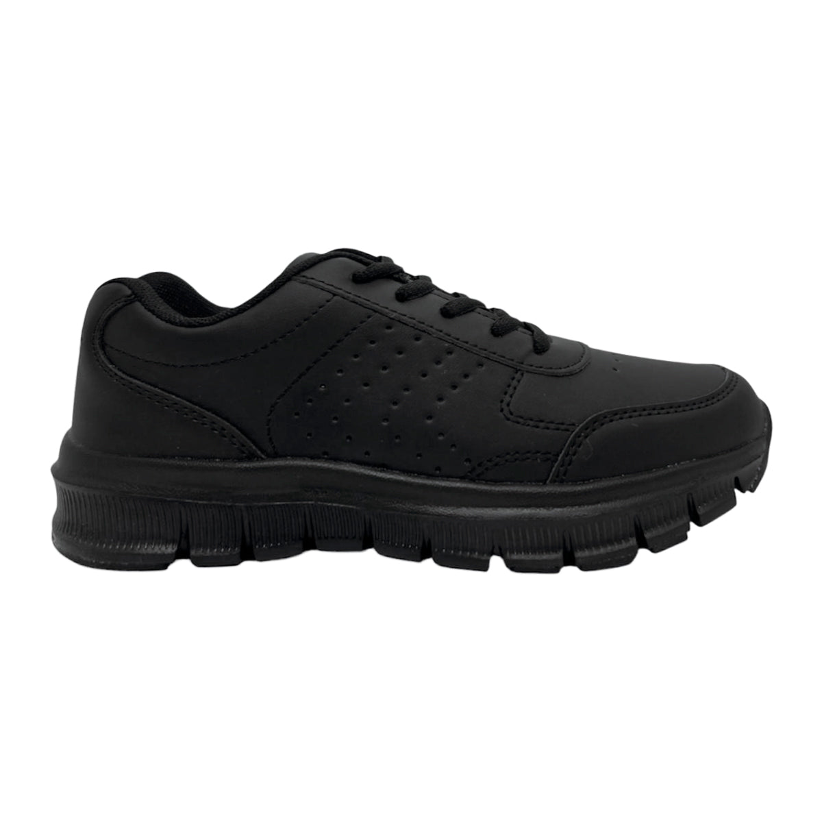 Zapato Tenis Colegial Negro Croydon Niño con Cordones | Elegancia y Durabilidad para el Colegio