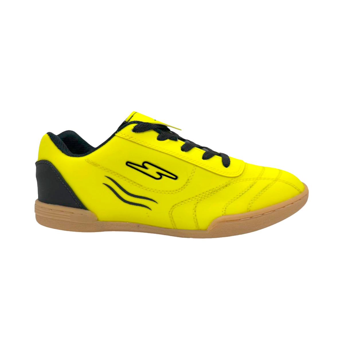 Tenis Zapatillas Futsala Torretín Amarillo Cocido para Hombre y Mujer Resistentes Fútbol Cancha Sintética