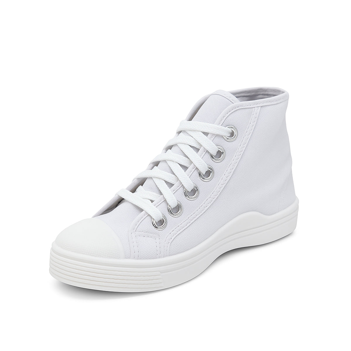 Tenis en Lona Blanco Tipo Bota Colegial Unisex Venus 👟 Resistentes, Cómodos y Duraderos
