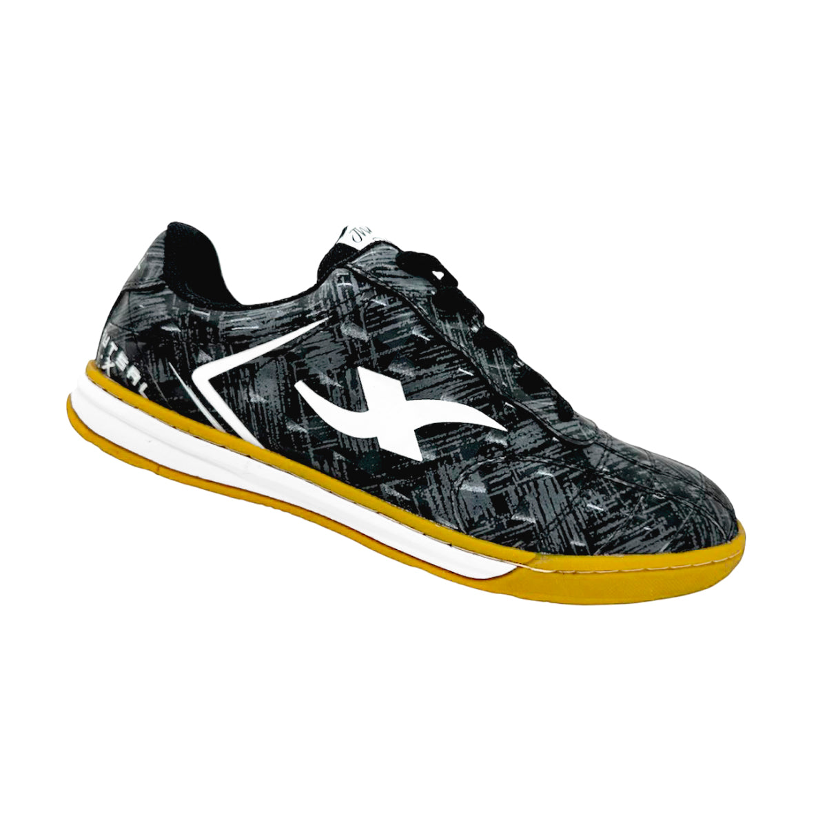 Tenis Negros de Futsal y Cancha Sintética Cocidos 👟 Suela Lisa Antideslizante – Duraderos y Cómodo