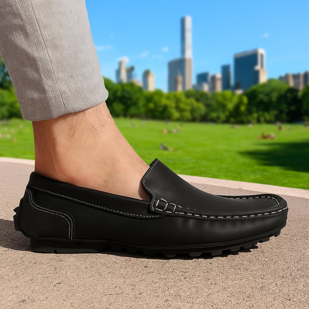 👞 Zapato Mocasín Casual Semi Formal para Hombre en 100% 🐂 Cuero Elegante y Cómodo