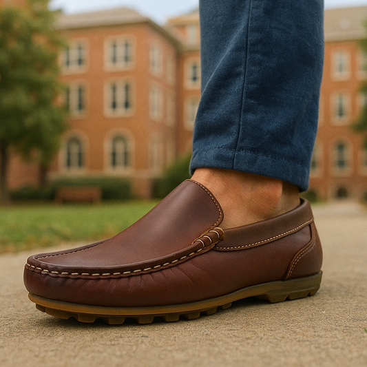 👞 Mocasines de Cuero Genuino para Hombre Estervi – Elegancia y Comodidad Casual