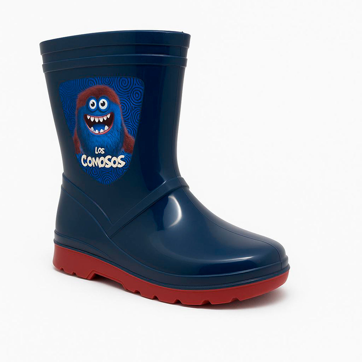 👢 Botas Gomoso Azules Rojas Croydon Para Niño  Impermeables ☔ Caucho Antideslizantes Lluvia🌧️