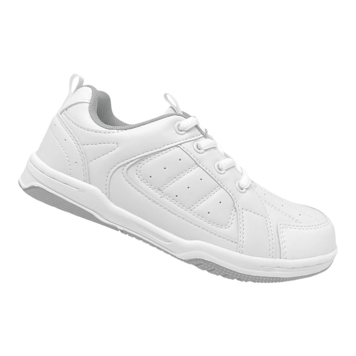 Tenis Colegiales Croydon Blanco Unisex – Comodidad, Resistencia y Estilo para el Día Escolar
