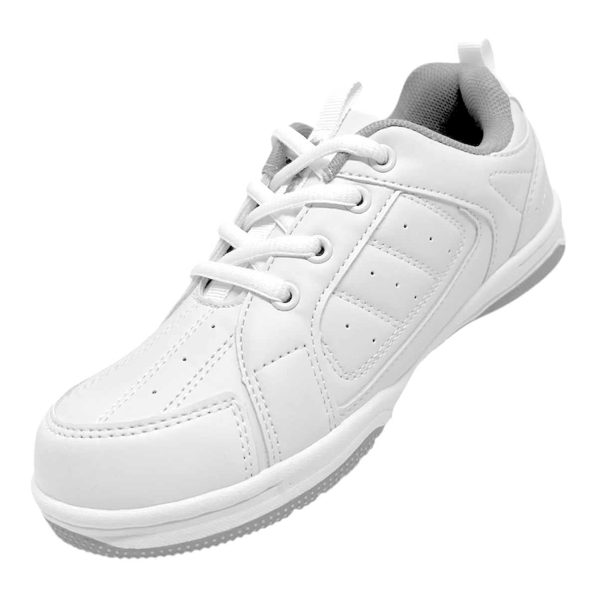 Tenis Colegiales Croydon Blanco Unisex – Comodidad, Resistencia y Estilo para el Día Escolar