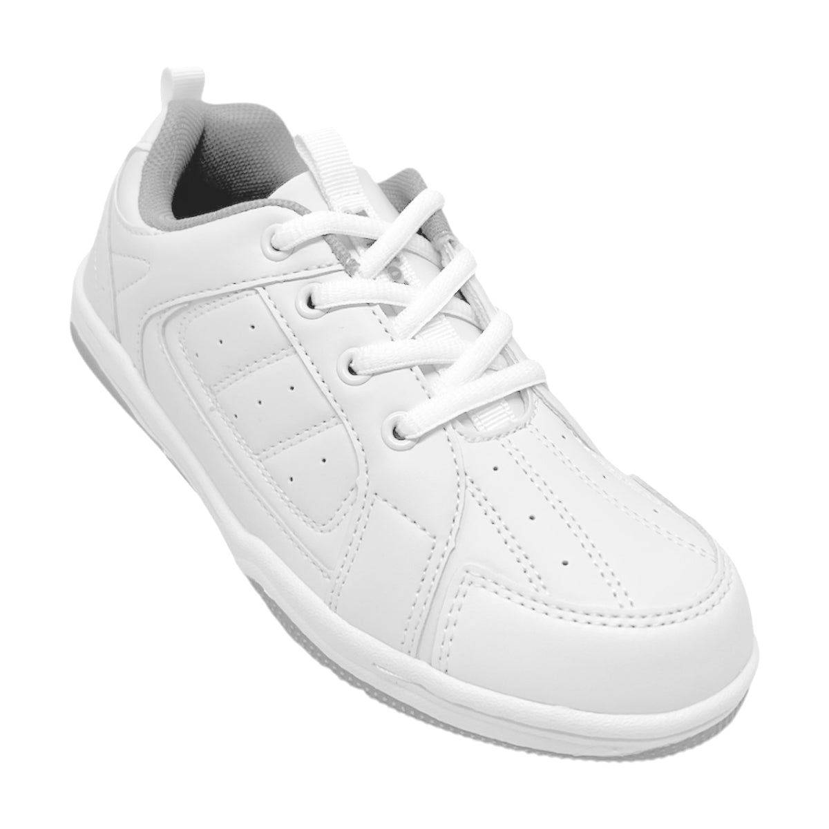 Tenis Colegiales Croydon Blanco Unisex – Comodidad, Resistencia y Estilo para el Día Escolar