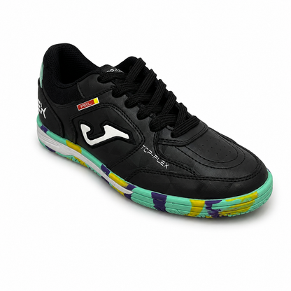 Zapatilla para futsal micro y futbol 5 Joma Resistente Negro