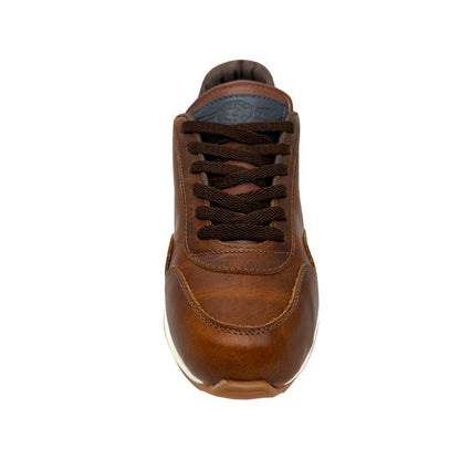 Tenis de Cuero para Hombre Café resistente zapato industria nacional