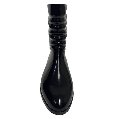 👢 Bota de Lluvia Mujer Impermeable de Caucho Elegante con Punta Fina 👩‍🦰