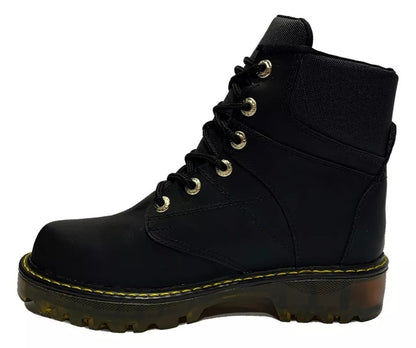 👢 BOTAS ALPINA NEGRAS – 100% CUERO GENUINO | RESISTENCIA Y ESTILO TODO TERRENO