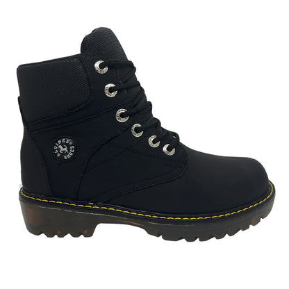 👢 BOTAS ALPINA NEGRAS – 100% CUERO GENUINO | RESISTENCIA Y ESTILO TODO TERRENO
