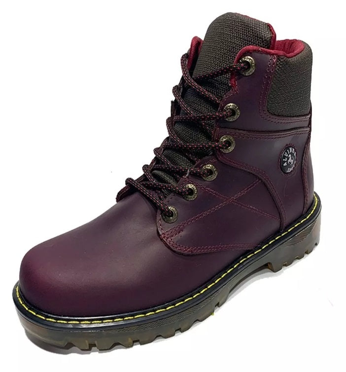 🥾 BOTAS ALPINA VINOTINTO – 100% CUERO GENUINO | RESISTENCIA Y ESTILO TODO TERRENO