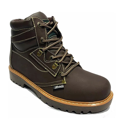 ⛰️BOTAS ALVINES CUERO CAFÉ GENUINO PARA HOMBRE COSIDAS TRABAJO 🥾