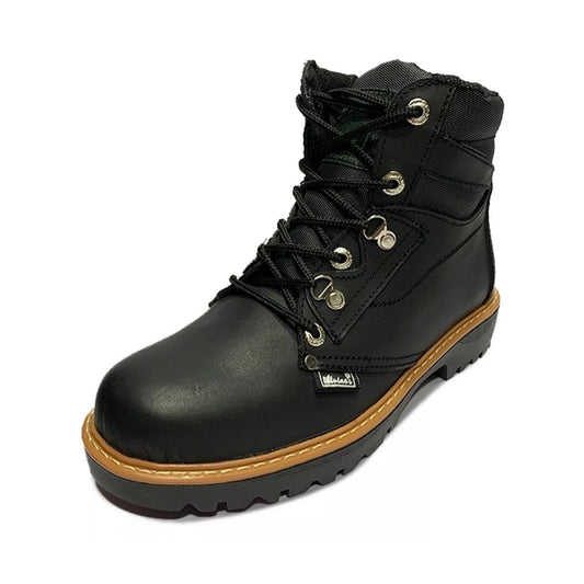 🥾 BOTAS NEGRAS ALVINES 100% CUERO GENUINO UNISEX HOMBRE 👨 MUJER 👩 | RESISTENTES 💪 DURADERAS ⏳ Y ANTIDESLIZANTES 🛡️