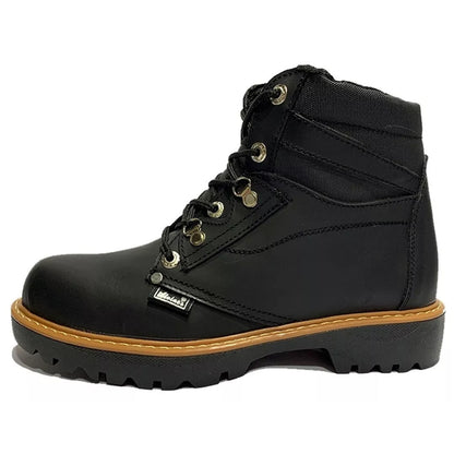 🥾 BOTAS NEGRAS ALVINES 100% CUERO GENUINO UNISEX HOMBRE 👨 MUJER 👩 | RESISTENTES 💪 DURADERAS ⏳ Y ANTIDESLIZANTES 🛡️
