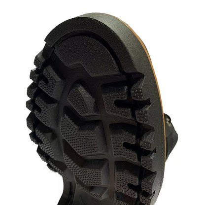 🥾 BOTAS NEGRAS ALVINES 100% CUERO GENUINO UNISEX HOMBRE 👨 MUJER 👩 | RESISTENTES 💪 DURADERAS ⏳ Y ANTIDESLIZANTES 🛡️