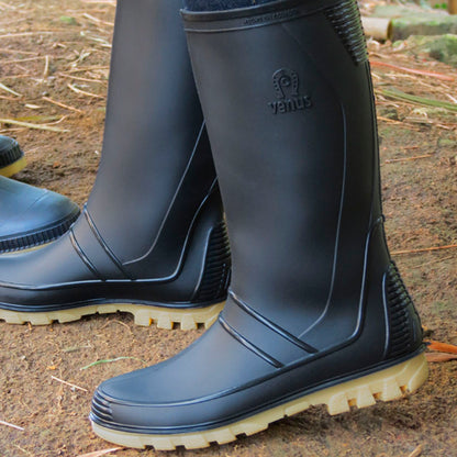 Botas de Caucho Impermeables para Mujer Venus 👢 Antideslizantes y Resistentes – Caña Media Cómoda para Lluvia, Campo y Ciudad