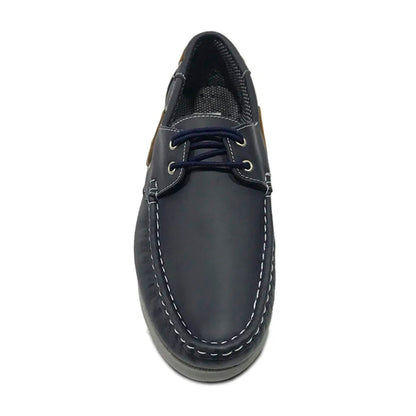 👞Zapato Apache 100% En Cuero Azul para Hombre – Estilo, Elegancia y Comodidad
