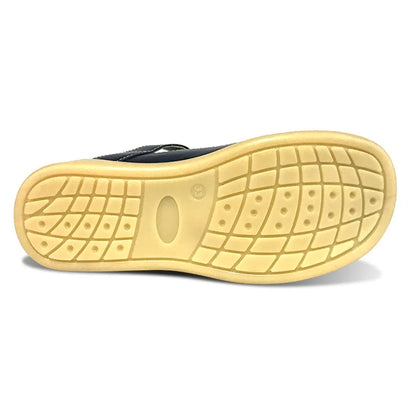 Zapatos colegiales tipo Mafalda con hebilla Azul para niña en cuero 100% legítimo