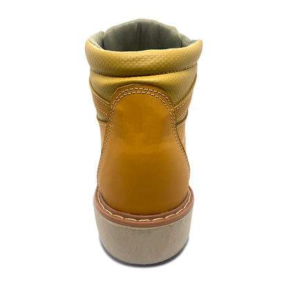 🥾🗻BOTAS AMARILLAS ALVINES 100% CUERO GENUINO GENUINO PARA HOMBRE COSIDAS TRABAJO 🥾