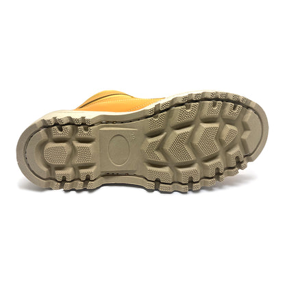 🥾🗻BOTAS AMARILLAS ALVINES 100% CUERO GENUINO GENUINO PARA HOMBRE COSIDAS TRABAJO 🥾