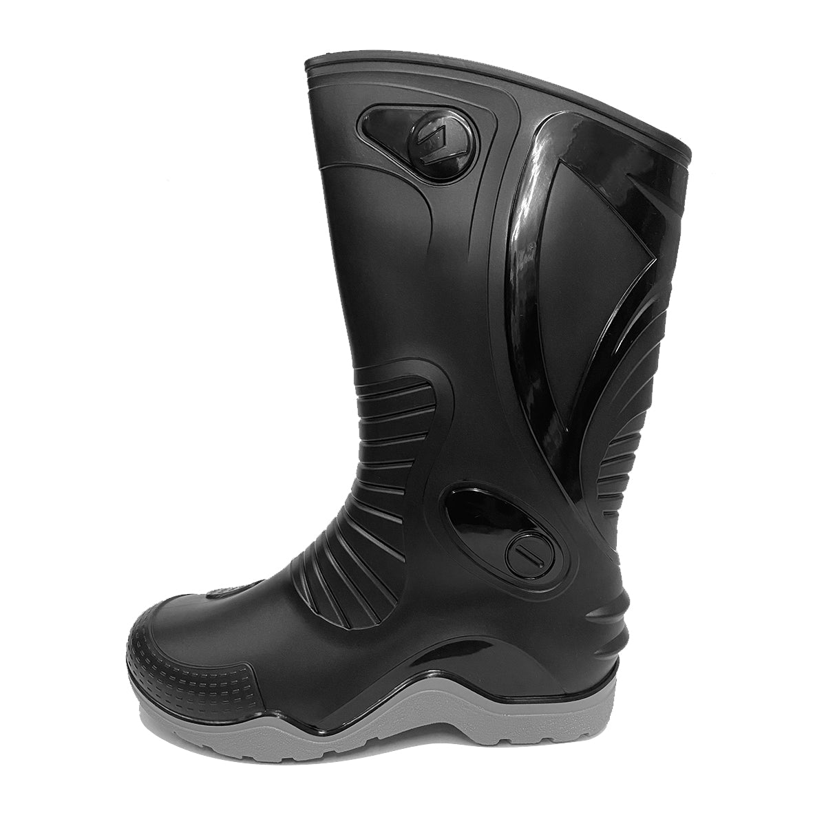 🏍️ Botas Impermeables Dakar para Motociclistas – Botas de Lluvia Invierno en PVC con Suela Antideslizante y Protección Reforzada ☔