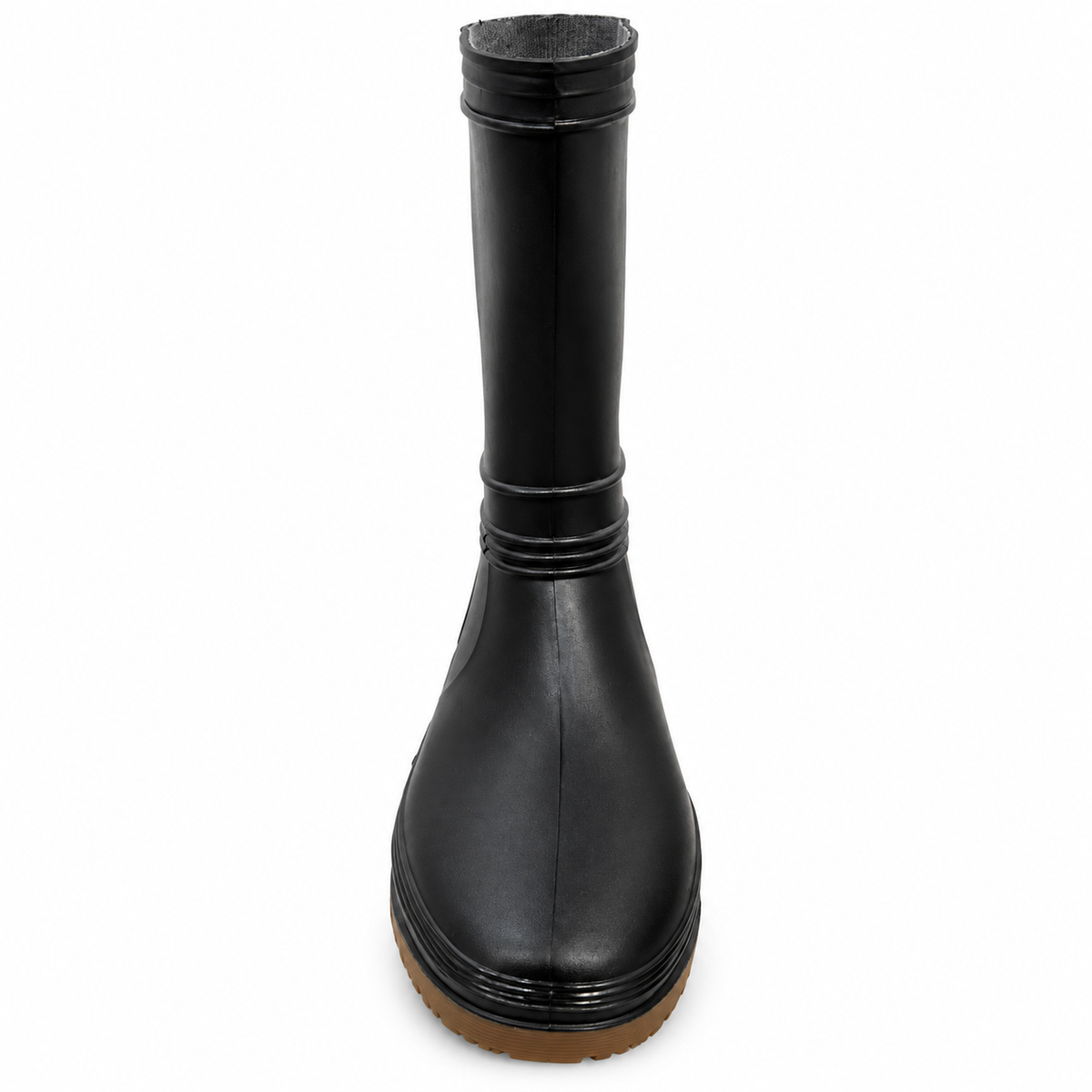 Botas de Lluvia para Mujer en Caucho Impermeable Antideslizante – Caña Ancha Negras