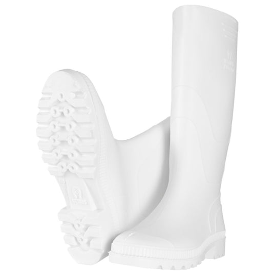 🛠️ Botas Llanera Blanca en Caucho Venus 👢 Impermeables Antideslizantes 🌧️ Dotación, Carnicerías, Operarios 🚜 Industria Colombiana