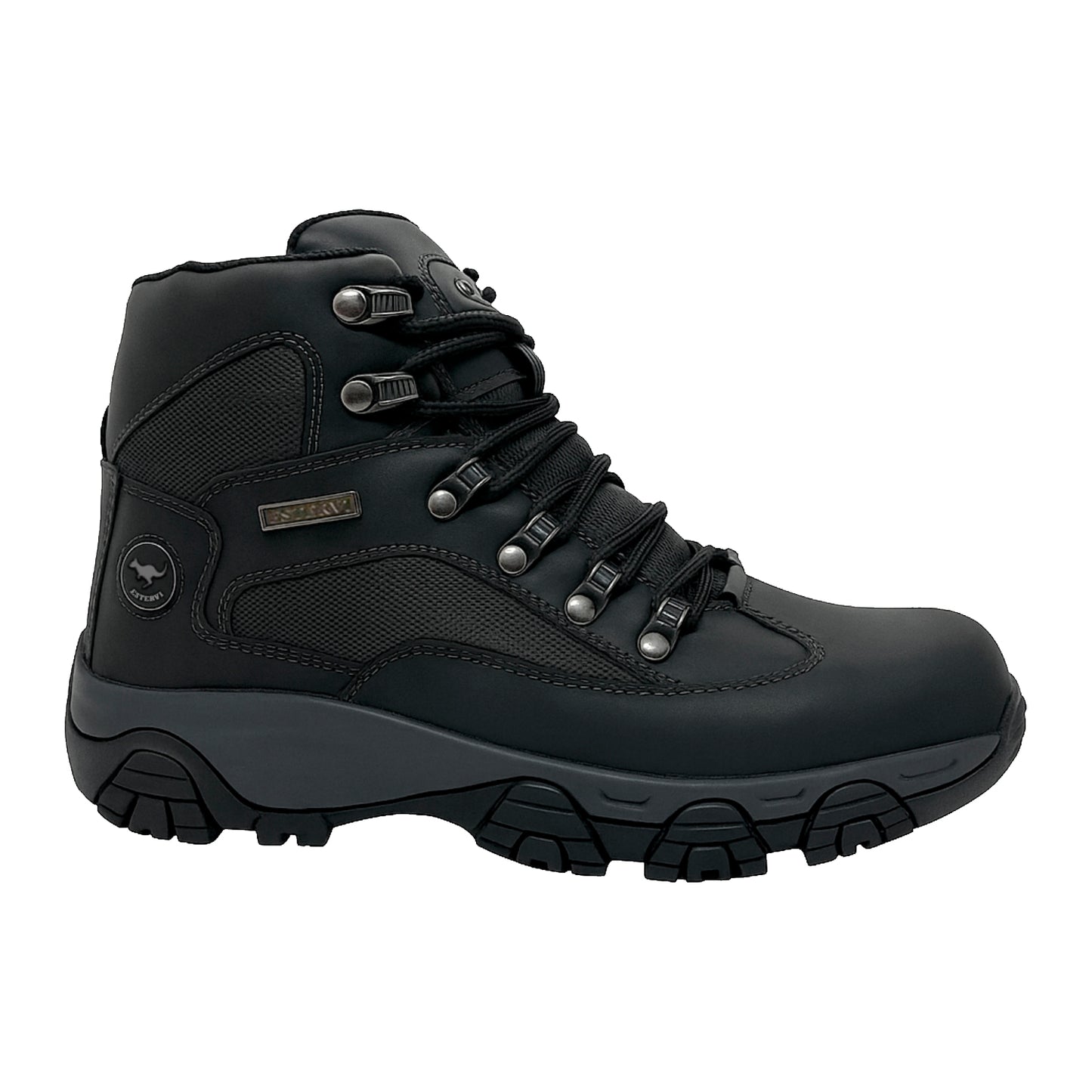 Bota Outdoor Trekking Negra Estervi – Resistencia y Confort Todo Terreno 🥾⛰️🌲