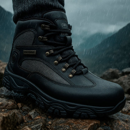 Bota Outdoor Trekking Negra Estervi – Resistencia y Confort Todo Terreno 🥾⛰️🌲