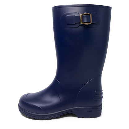 Botas de Lluvia Elegantes Mujer 🌧️ Impermeables Antideslizantes de Caucho con Hebilla – Moda y Protección en Días Lluviosos