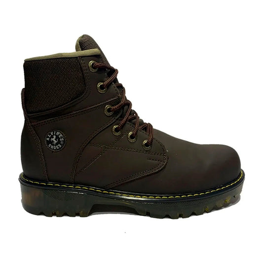 🥾 BOTAS ALPINA CAFÉ – 100% CUERO GENUINO | RESISTENCIA Y ESTILO TODO TERRENO