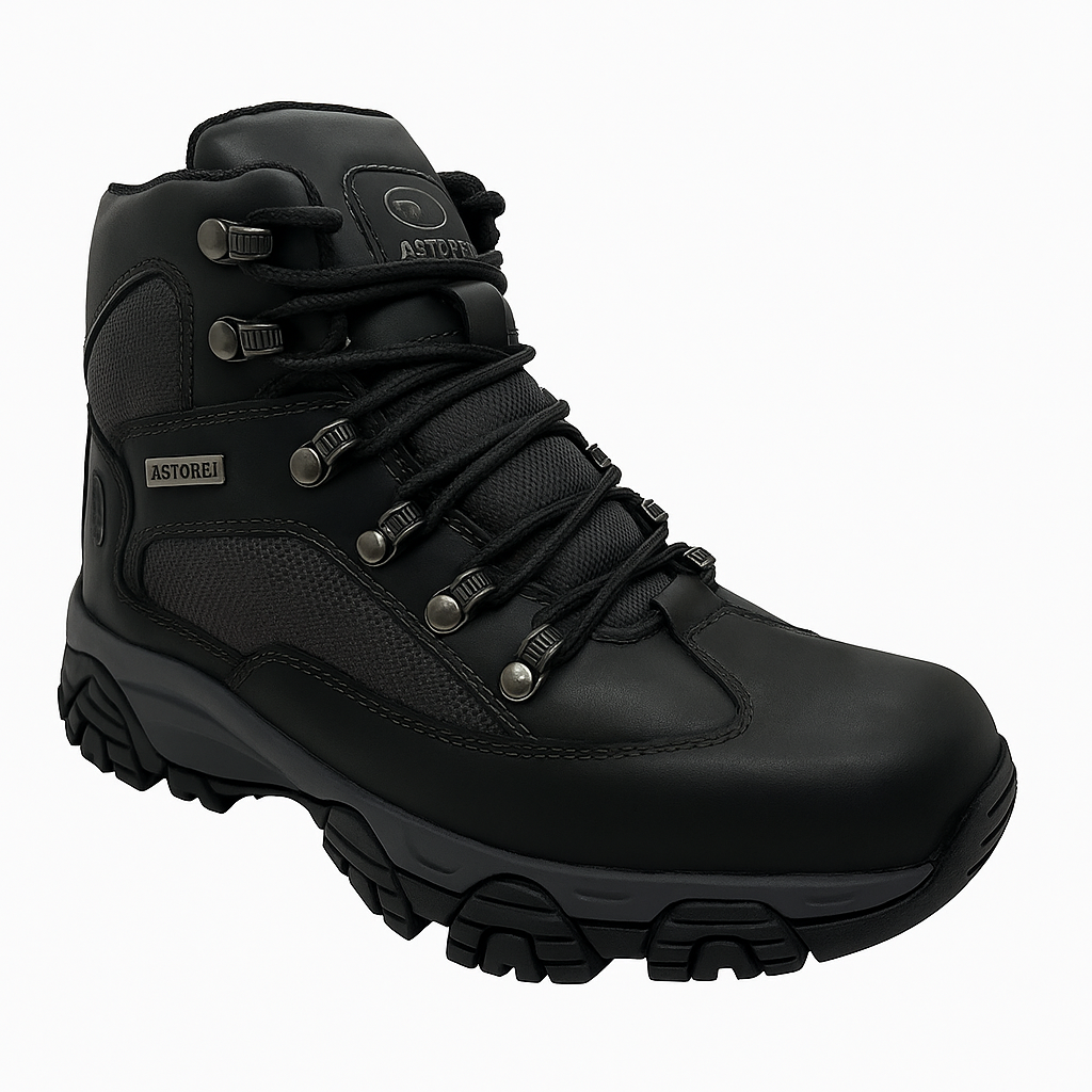 Bota Outdoor Trekking Negra Estervi – Resistencia y Confort Todo Terreno 🥾⛰️🌲