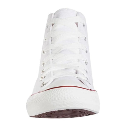 🏆 Tenis Bota Discovery Blanco linea roja Croydon en Lona – Modelo Alto Colegial