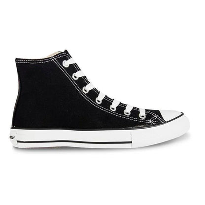 🏆 Tenis Bota Discovery Negro Croydon en Lona – Modelo Alto Casual