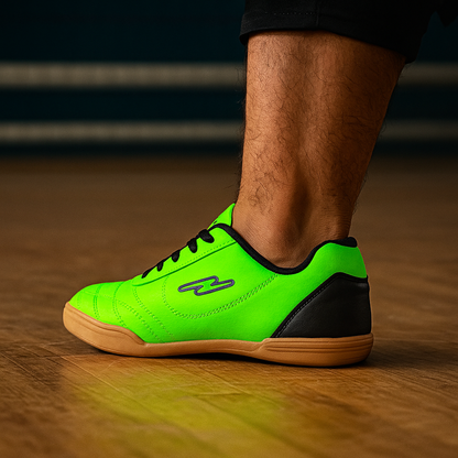 Tenis Zapatillas Futsala Torretín Verde Cocido para Hombre y Mujer Resistentes Fútbol Cancha Sintética
