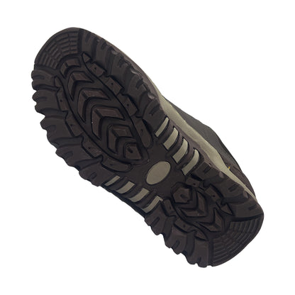 Zapatos Tenis de Cuero Hombre Para Senderismo y Terrenos Ásperos