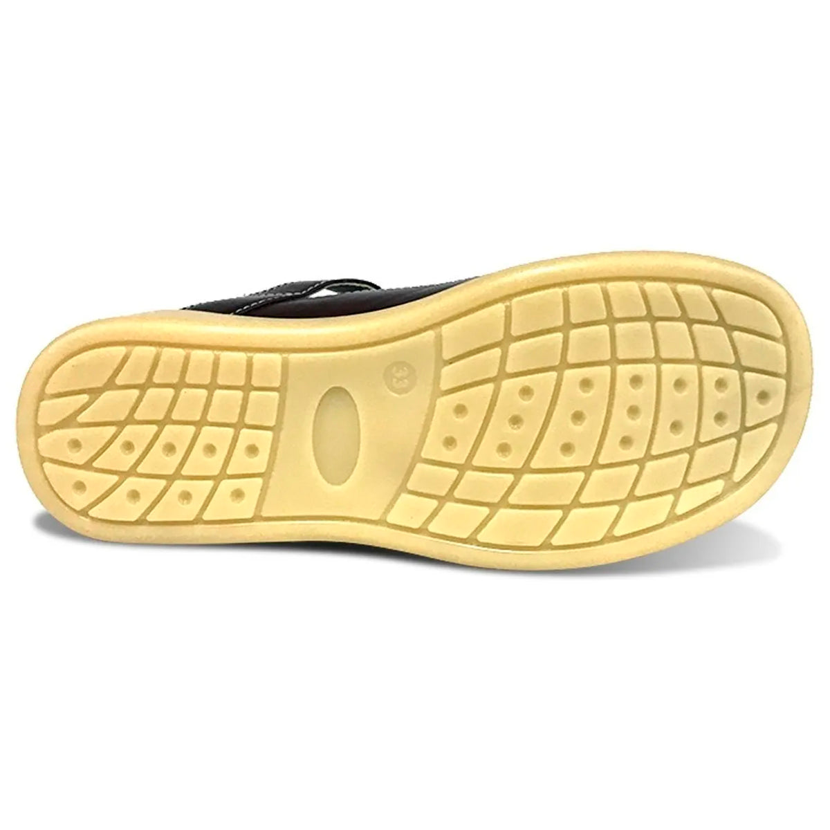 Zapatos colegiales Negro Suela Goma tipo Mafalda con hebilla para niña en cuero 100% legítimo