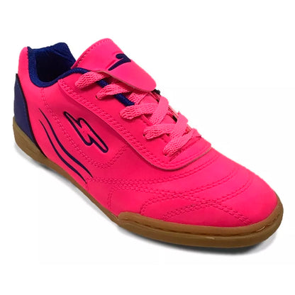 Tenis Zapatillas Futsala Torretín Fucsia Cocido para Hombre y Mujer Resistentes Fútbol Cancha Sintética