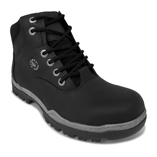 🥾 BOTAS SHOES NEGRAS 100% CUERO GENUINO PARA HOMBRE 👞 RESISTENTES 💪 ANTIDESLIZANTES 🛡️ HECHO EN COLOMBIA 🇨🇴