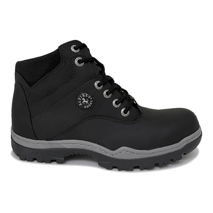 🥾 BOTAS SHOES NEGRAS 100% CUERO GENUINO PARA HOMBRE 👞 RESISTENTES 💪 ANTIDESLIZANTES 🛡️ HECHO EN COLOMBIA 🇨🇴