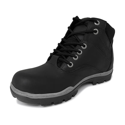 🥾 BOTAS SHOES NEGRAS 100% CUERO GENUINO PARA HOMBRE 👞 RESISTENTES 💪 ANTIDESLIZANTES 🛡️ HECHO EN COLOMBIA 🇨🇴