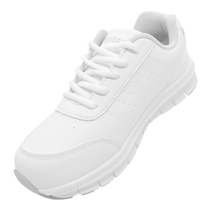 Tenis Colegiales Croydon Blanco | Comodidad, Resistencia y Calidad para el Día Escolar